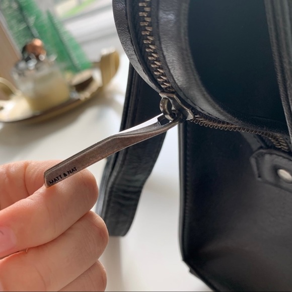 Mat & Nat Vegan Leather Briefcase Tote Bag - Picture 5 of 8